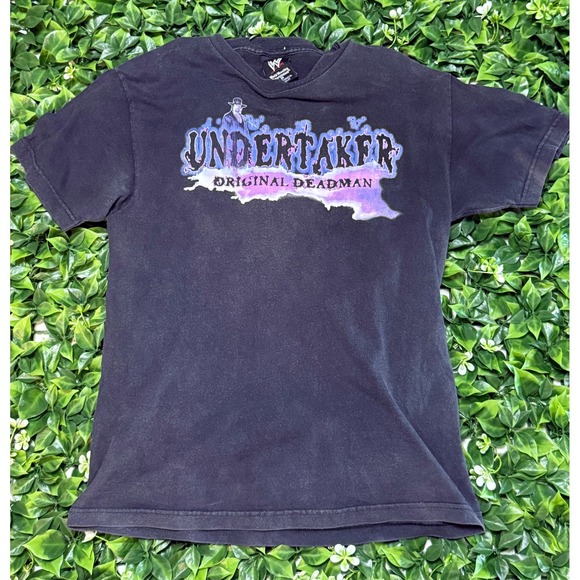 WWE Undertaker Original Deadman Wrestling T-Shirt Vintage‎ Graphic Tee - Picture 1 of 6